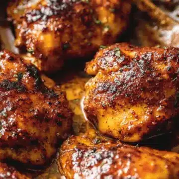 Sweet and Spicy Glazed Chicken Thighs