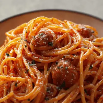 Italian Sausage Spaghetti