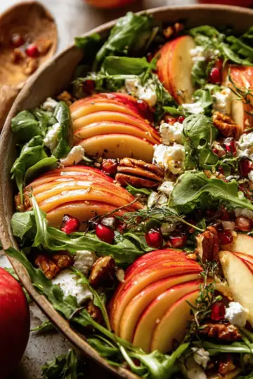 Autumn Harvest Honeycrisp Apple and Feta Salad