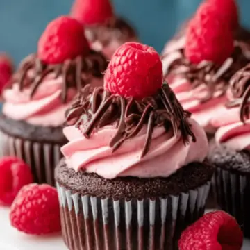Raspberry Chocolate Cupcakes