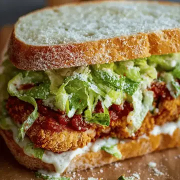 Crispy Chicken Caesar Sandwich