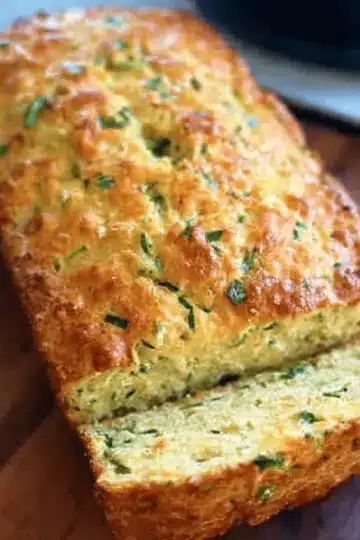 Savory Zucchini Cheddar Quick Bread
