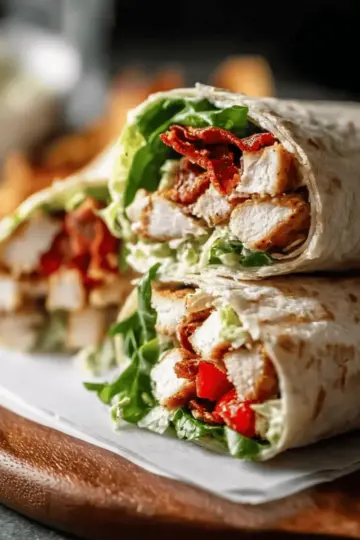 Chicken Caesar Wraps