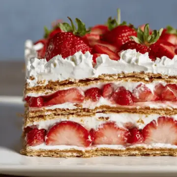 Strawberry Icebox Cake