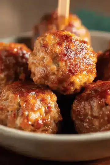 Maple Sausage Apple Cheese Balls