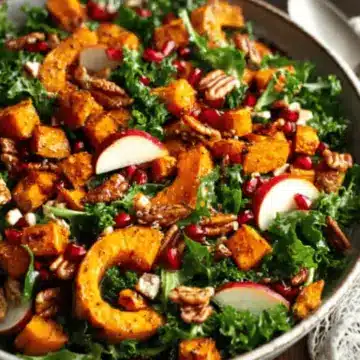 Fall Harvest Salad with Butternut Squash and Apple