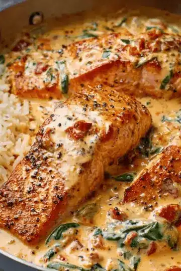Insanely Good Creamy Tuscan Garlic Salmon