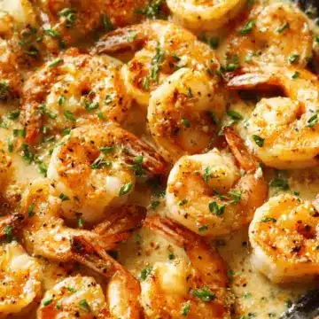 Creamy Garlic Prawns