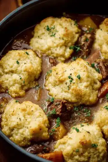 Beef Stew with Dumplings