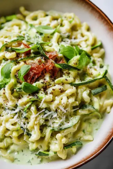 Creamy Zucchini Pasta