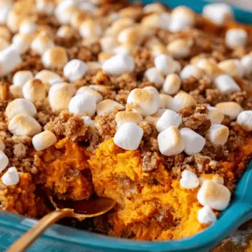 Sweet Potato Casserole with Marshmallows