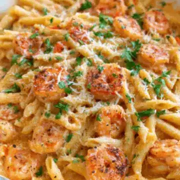 Creamy Cajun Shrimp Pasta