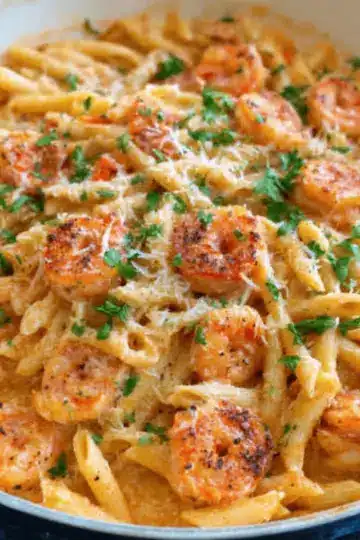 Creamy Cajun Shrimp Pasta