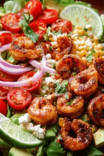 Honey Lime Shrimp Salad