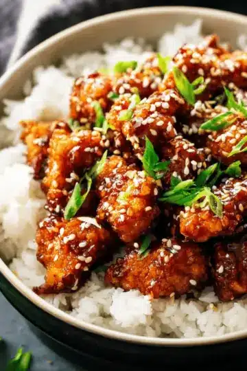 Baked Honey Sesame Chicken