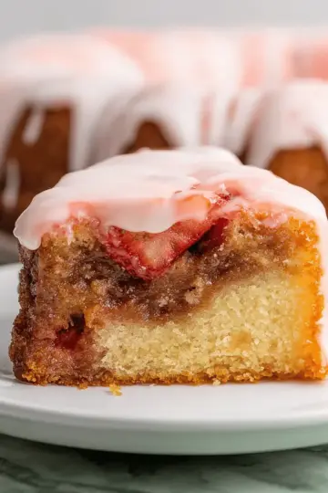 Strawberry Honey Bun Cake