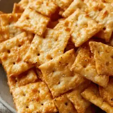 Sourdough Cheese Crackers