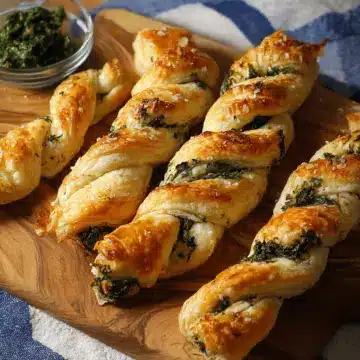 Spanakopita Puff Pastry Twists