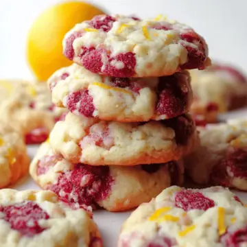 Lemon Raspberry Cookies