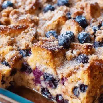 Blueberry French Toast Casserole