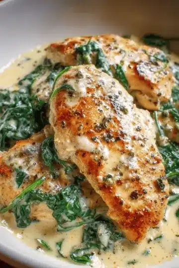 Creamy Chicken Florentine