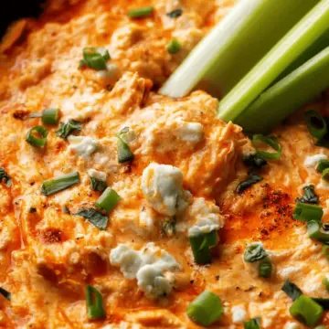 Stovetop Buffalo Chicken Dip