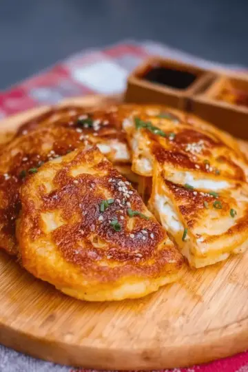 Cheese Hotteok (Savory Korean Pancake)