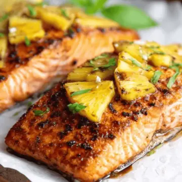 Honey Pineapple Salmon