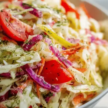 Greek Cabbage Salad - Lahanosalata (vinegar coleslaw)