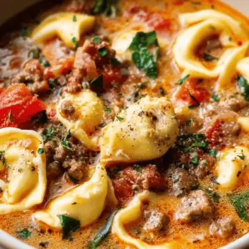Italian Sausage Tortellini Soup