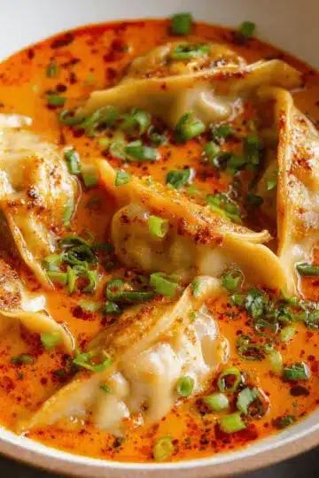 Red Curry Dumpling Soup