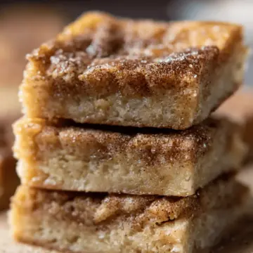 Cinnamon Sugar Blondies