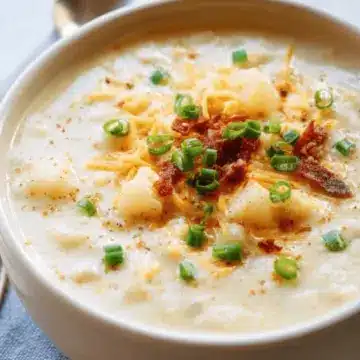 Easy Crockpot Potato Soup Recipe