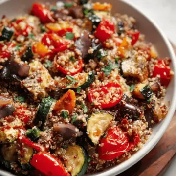 Roasted Ratatouille Quinoa