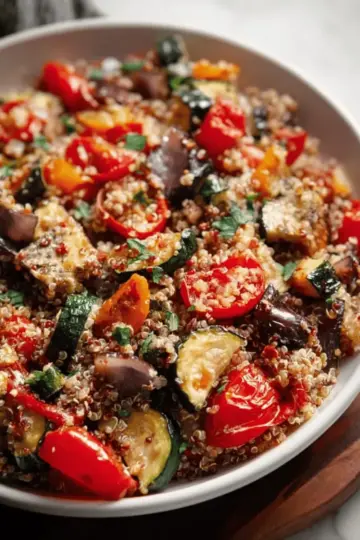 Roasted Ratatouille Quinoa