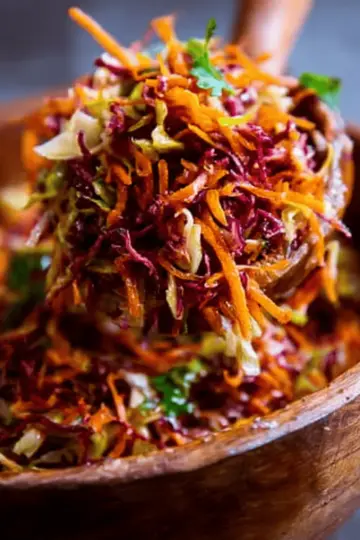Cabbage & Carrot Thoran-style Indian Salad