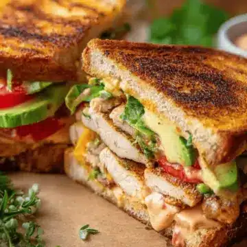 Chipotle Chicken Avocado Melt