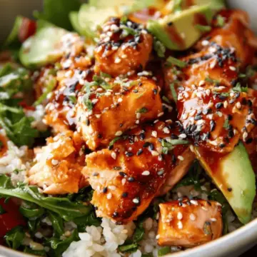 Honey Glazed Salmon Bowl Recipe