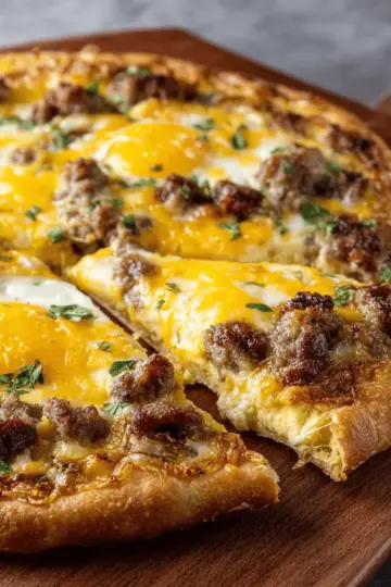 Sausage Breakfast Pizza