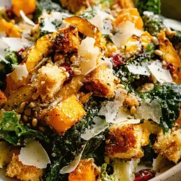 5 from 12 reviews Autumn Caesar Salad with Roasted Delicata Squash Croutons