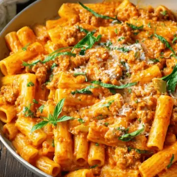 Creamy Sausage Rigatoni (One-Pot, 30-Minute Meal)