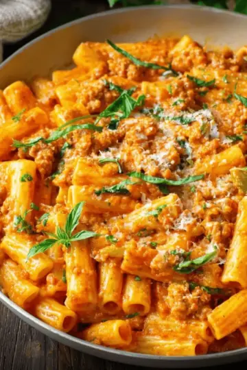 Creamy Sausage Rigatoni (One-Pot, 30-Minute Meal)
