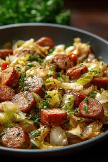 Easy Sausage and Cabbage Stir Fry (30-Minutes)