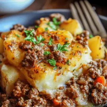 Hobo Casserole Rustic Ground Beef and Potato Bake
