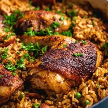 One Pot Chicken and Dirty Rice