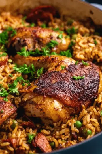 One Pot Chicken and Dirty Rice