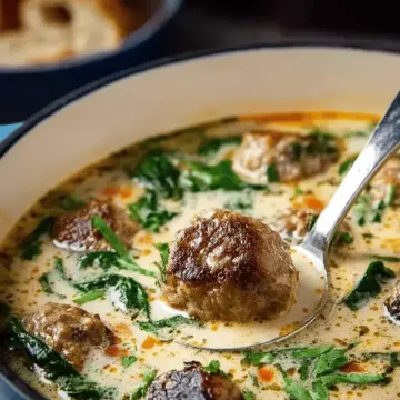 Creamy Italian Meatball Soup