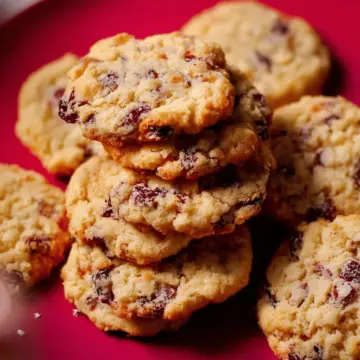 Soft and Chewy Cranberry Orange Cookies