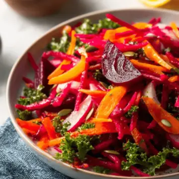Apple, Beet, Carrot & Kale Salad