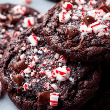 Double Chocolate Peppermint Cookies